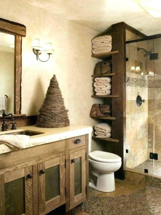 brown and blue bathroom ideas