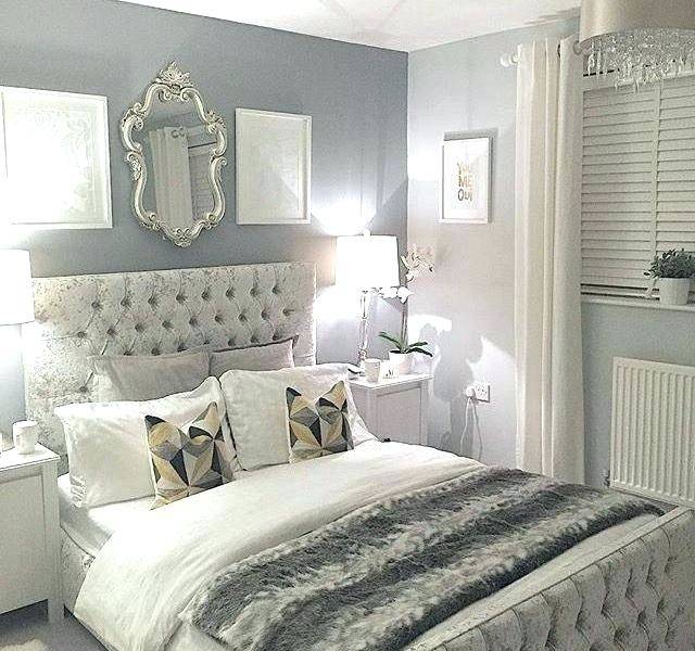 gray bedroom