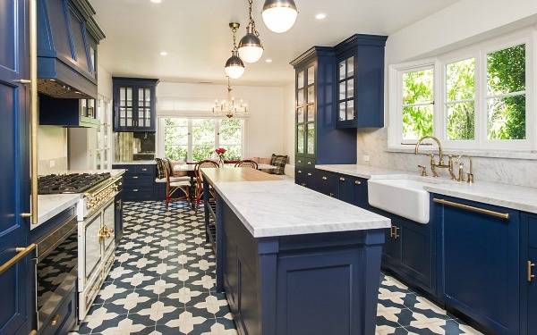 Fascinating Idea Navy Blue Kitchen Ideas Pleasant Idea Navy Blue Kitchen Ideas Navy Kitchen Cabinets Classy Idea Having A Moment And White