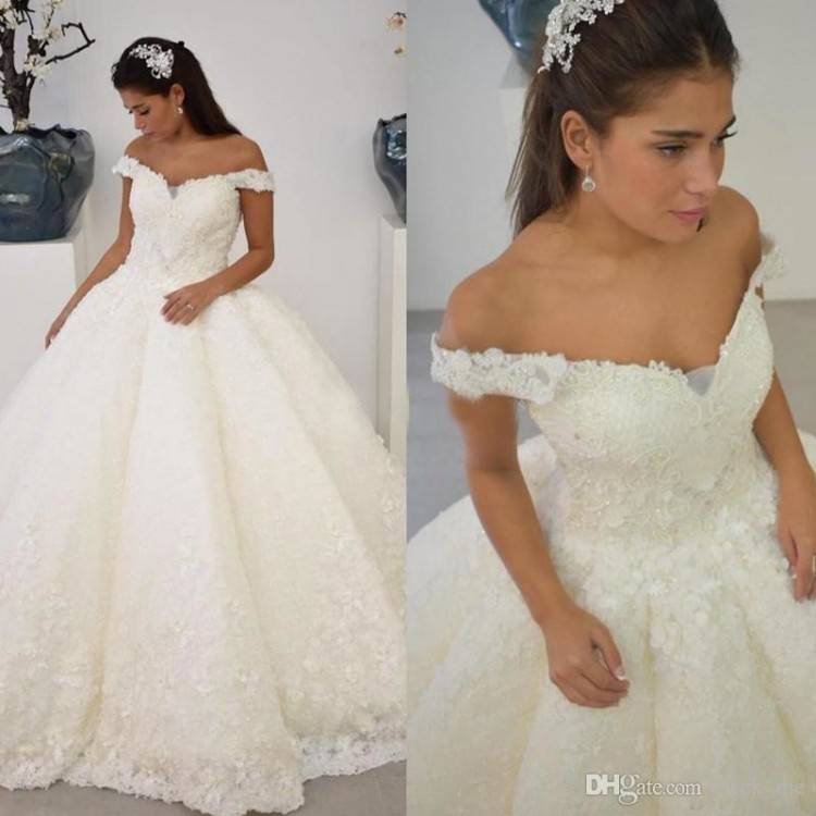 Vintage Princess Style Wedding Dresses In Turkey Off Shoulder Short Sleeve Plus Size Bridal Gowns Court Train Cheap Gowns Dresses Hawaiian Wedding Dresses