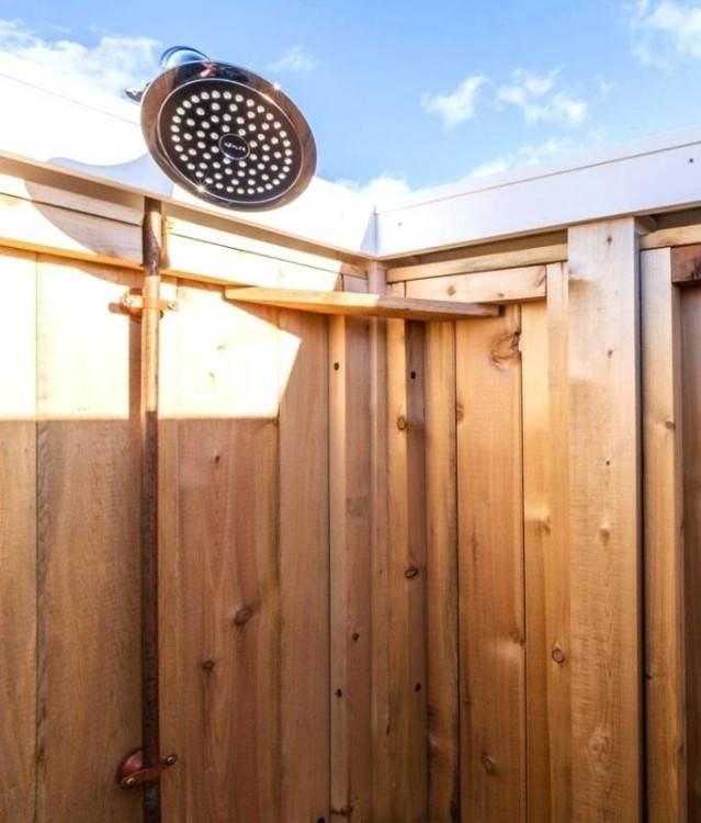 outdoor shower ideas basic 9 easy dog head cool showers to spice up your backyard amazing