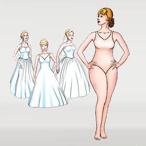 What's your body type? Determine it with DaVinci's Style Guide! Spaghetti  strap Aire Barcelona wedding dress