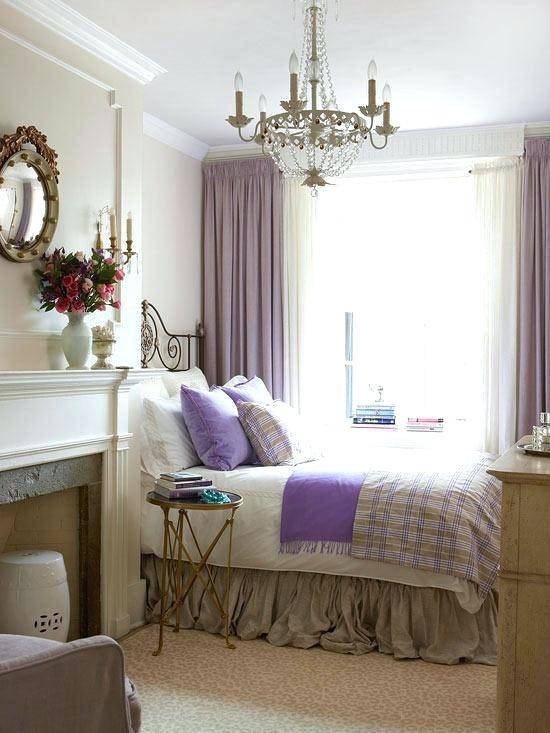 Dark And Light Purple Walls Bedroom Ideas Single Bed On Furniture