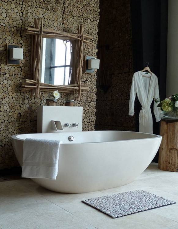 stone bathroom decor