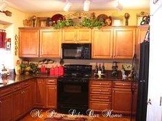 Above kitchen cabinets decor