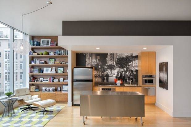 This textured matte black kitchen splashback takes this kitchen look to a whole new level! Simply adding texture via these gorgeous tiles adds visuals