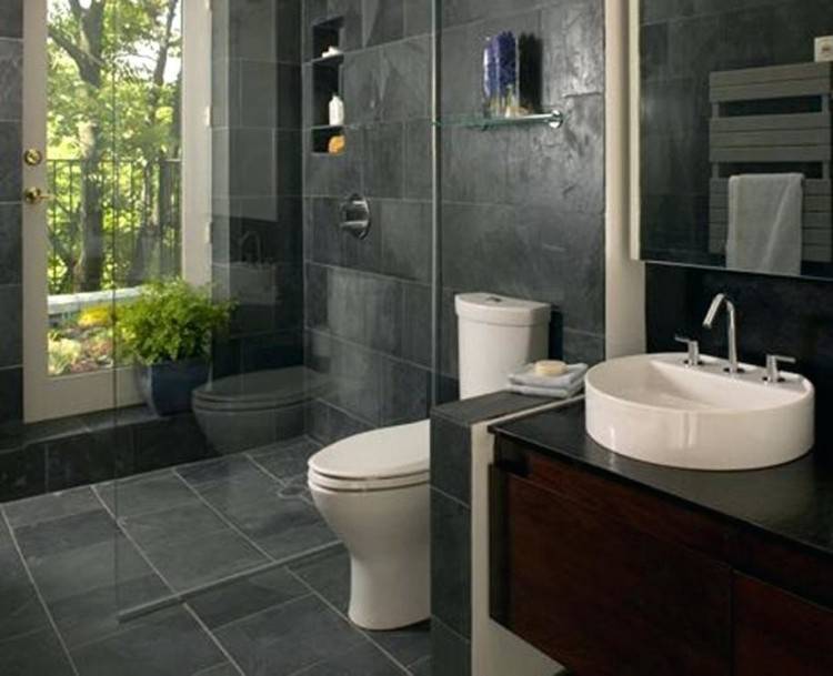 stone bathroom decor