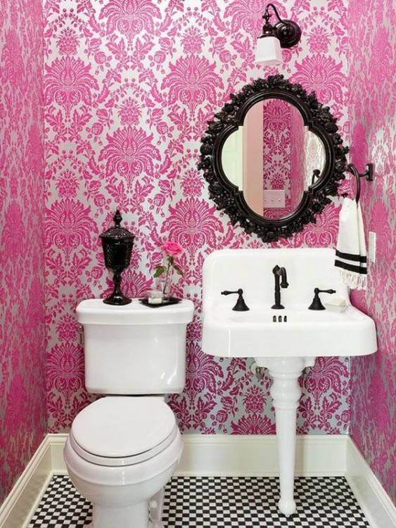 See more images from 20 reasons to be entirely obsessed with pink bathrooms on domino