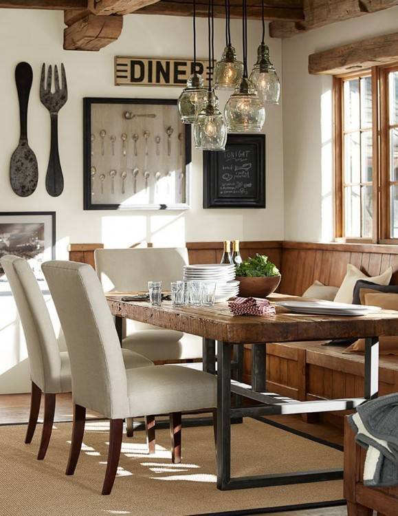 Classic Dining Room Design With Toscana Extending Rectangular throughout Pottery Barn Dining Room Table