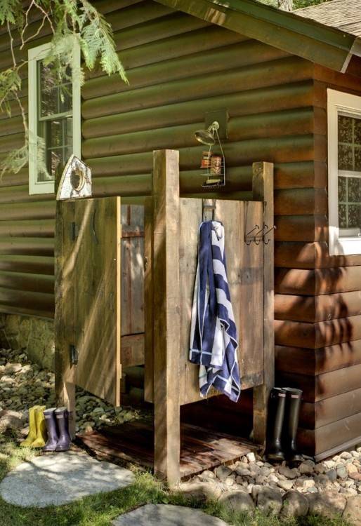 backyard shower outdoor