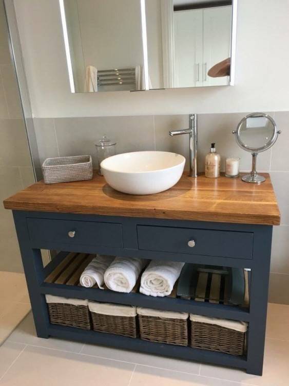 Wall hung bathroom furniture is fantastic at opening up the footprint in your bathroom