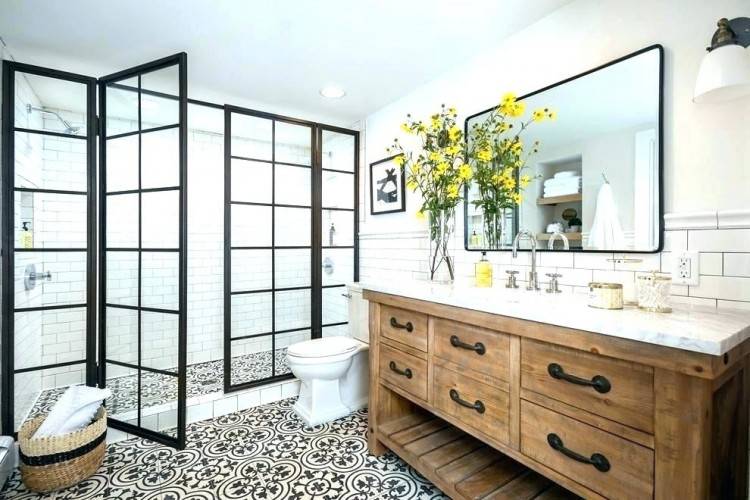 Bathroom Subway Tile Ideas Yellow Lovely With Regard To