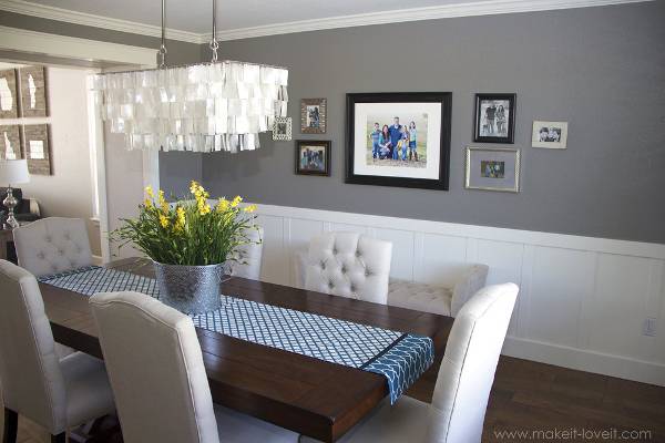 dining room paint ideas with chair rail