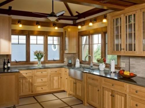 [Global Kitchen Design] Natural Wood Modern Kitchen Pale Wood