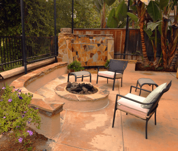 This time of year makes the most sense to have a fire pit in your backyard  or outdoor living area