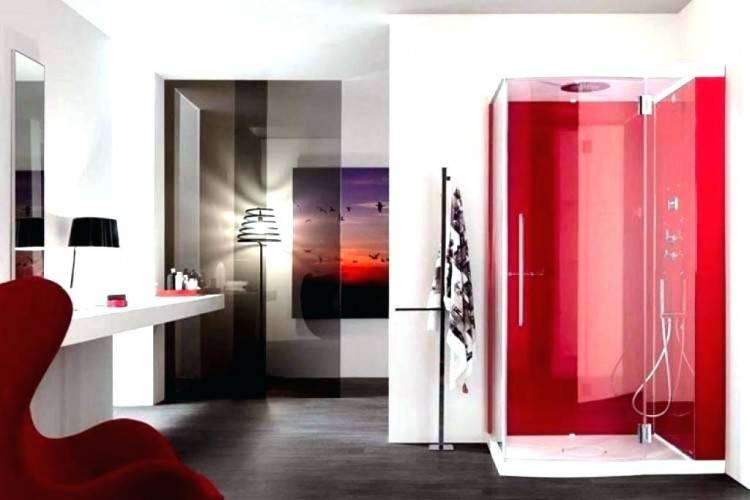 red and black bathroom ideas