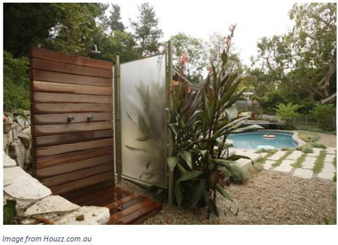 outdoor shower copper fixtures showers