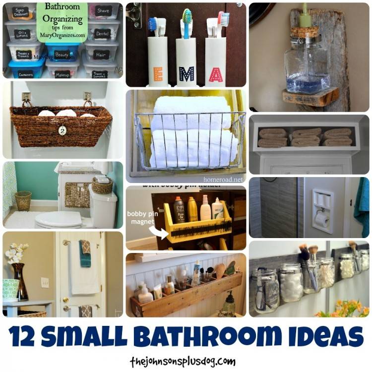 Apartment Closet Organization · Small  Bathroom Organization