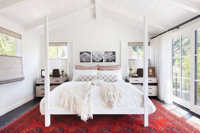Give your feminine bedroom a modern bohemian style [Design: Elizabeth  Cb Marsh]
