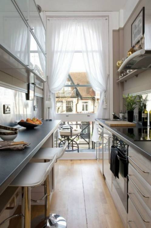 Galley kitchen ideas – functional solutions for long, narrow spaces