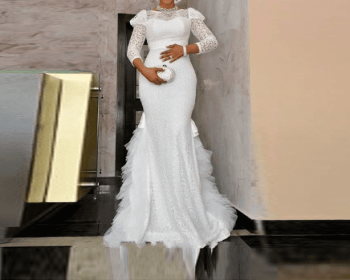 White Ball Gown Satin Empire Waist African Wedding Dresses Styles Nigeria 2019 New Cheap Vestido De Casamento Bridal Gowns India Corset Ball Gown Wedding