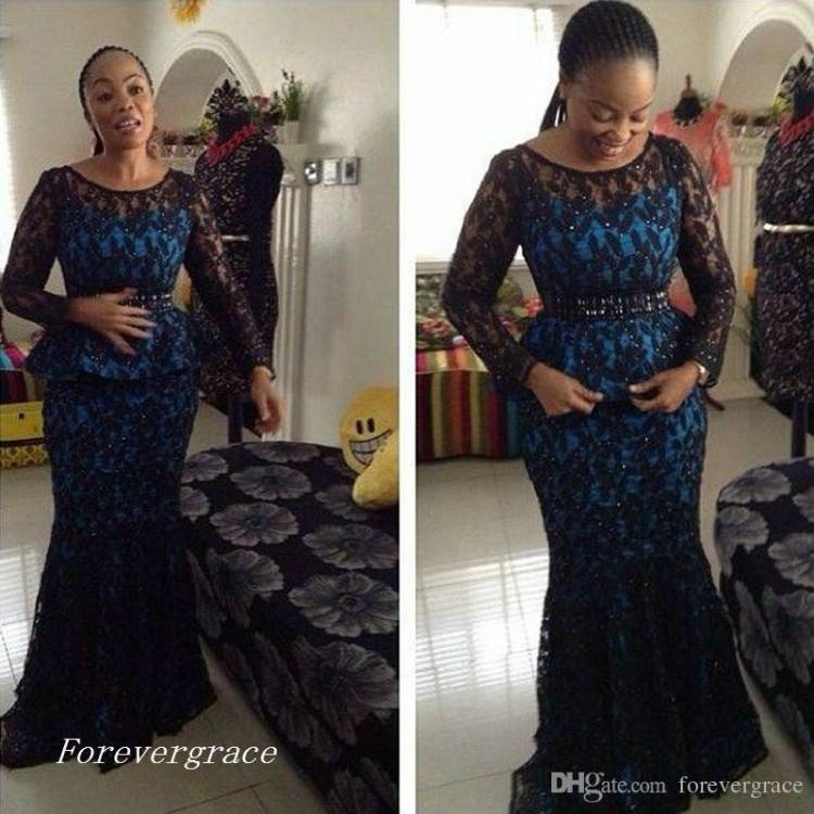 Maternity Dresses For Wedding Guest Unique 2016 African Fashion Evening  Dresses Jewel Neck 1 2 Sleeve