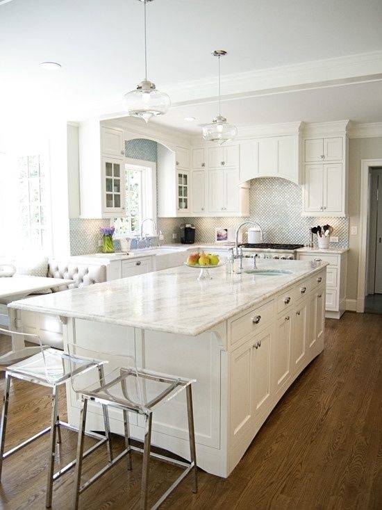 Kitchen Ideas : Decorating With White Appliances / Painted