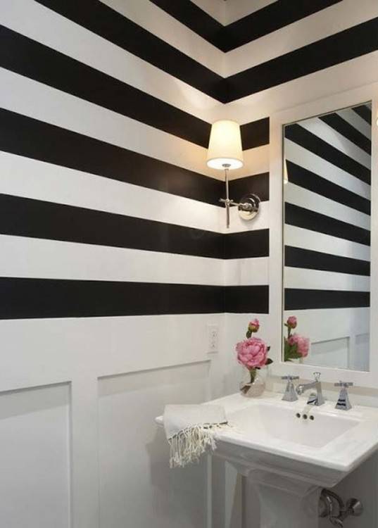 and essential fixtures to employing a few clever visual tricks, you can  use some or all of these tips to make your bathroom appear twice as large