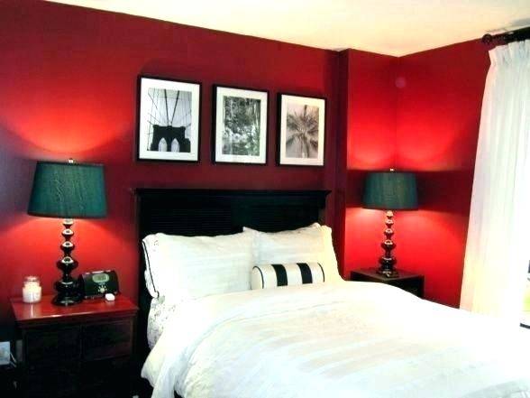 red white and black bedroom ideas