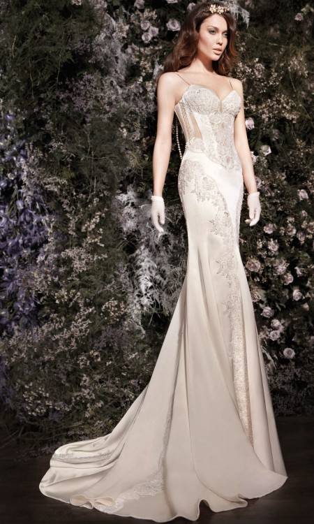 Wedding dress by Amsale