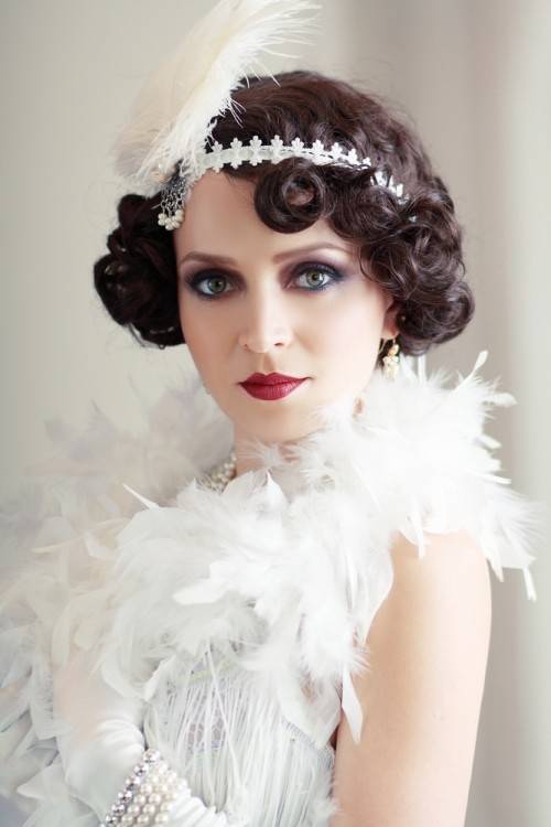 The most recent and first major revival of 1920s fashion saw the flapper dress