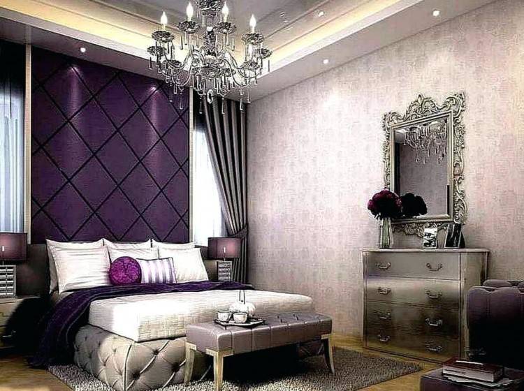 grey bedroom soft soothing purple