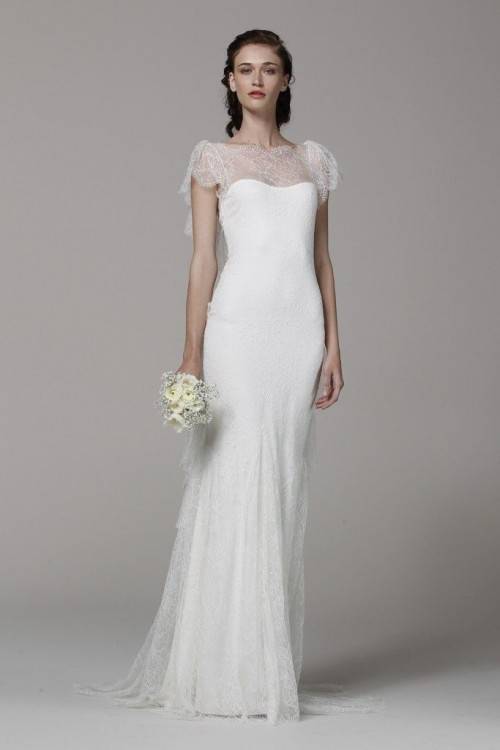 Simple Elegant Satin Wedding Dress for Older Brides Over 40, 50, 60, 70