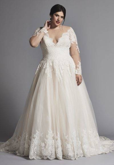 [WW 024] Women Korean Style Elegant Laced White Bridemaid Wedding Dress