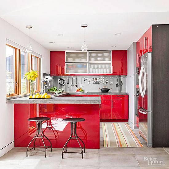 red kitchen ideas