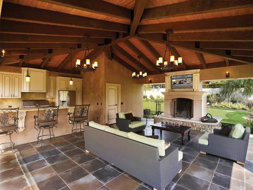 in the summertime as the porch – porch, patio, veranda, deck… whichever outdoor space it is that you have at your home