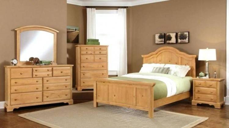 oak bed set bedroom