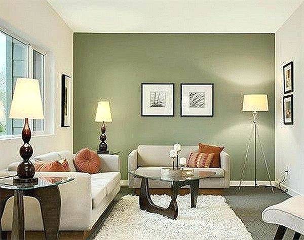 olive green bedroom