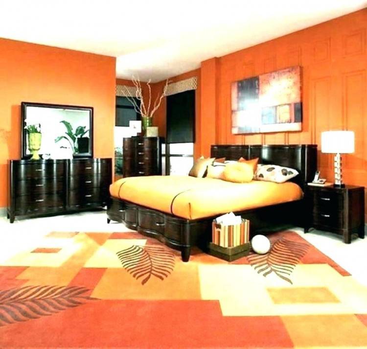 orange bedroom ideas