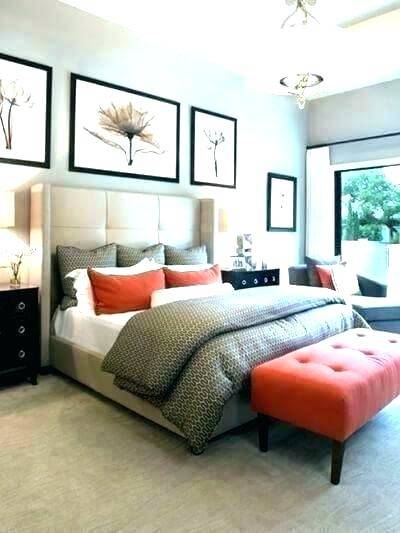 orange and grey bedroom ideas