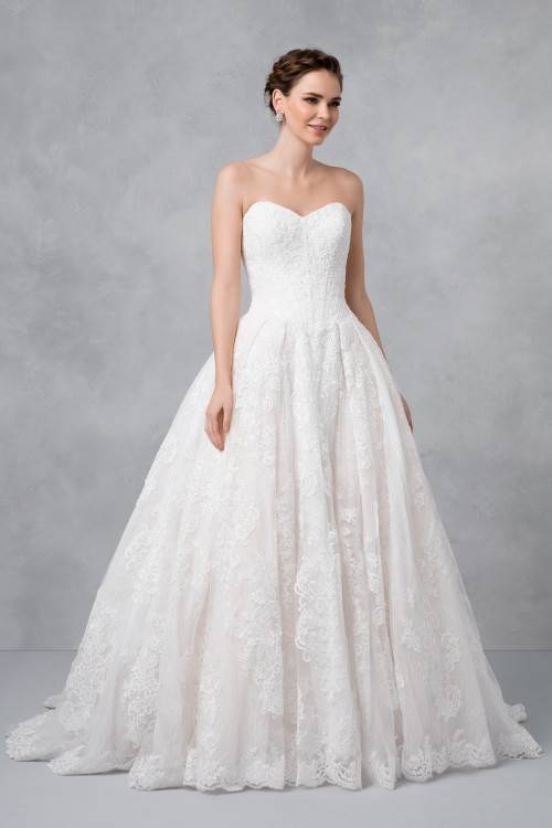 The most classic of all wedding dresses is here and petite brides are going  to love it