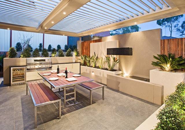 Design Build was able to create a beautiful outdoor living room