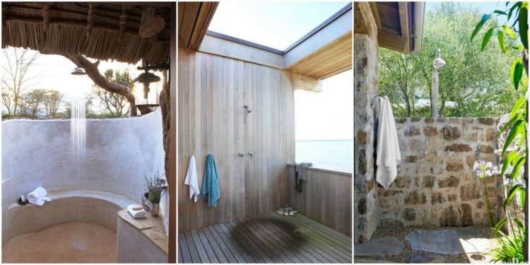 Mdumbi Backpackers: The outdoor showers are great