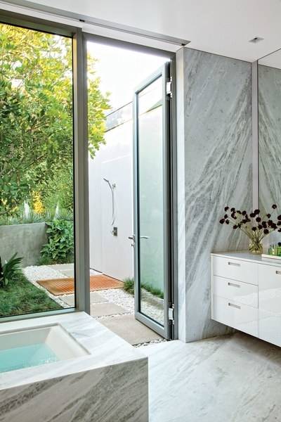 Exterior : Creative Outdoor Shower Plans Idea With Eco Shower Rustic Outdoor Shower Made From Salvaged Antique Barn Design Creative Outdoor Shower Plans