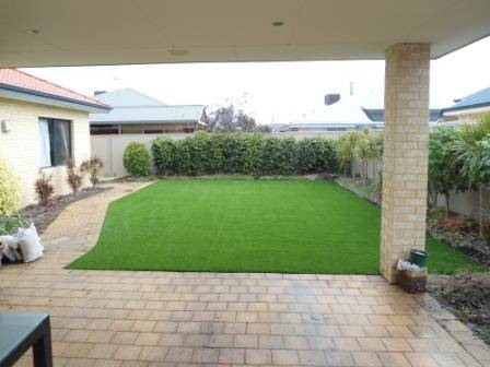 A very beautiful hastle free artificial lawn