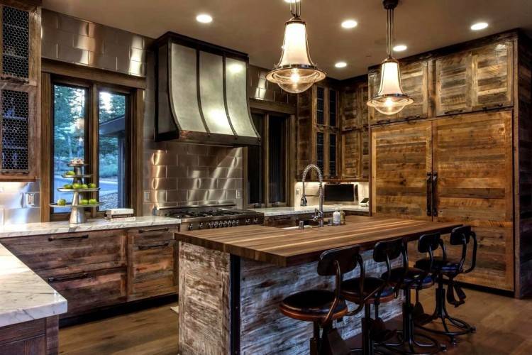 Modern gray kitchen featuring CliqStudios Dayton cabinet style in Painted Urban Stone gray