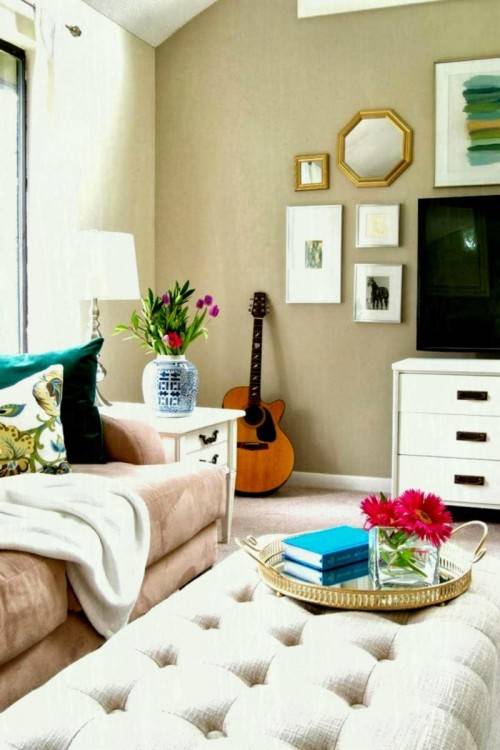 Save time and money by redecorating your living room, bathroom or dining  room with what you already have