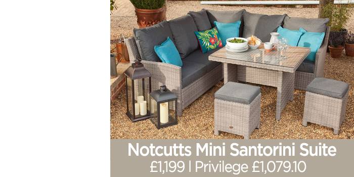 with one of our outdoor living products, including patio furniture, tiki huts and more