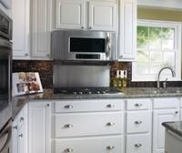 White inset kitchen cabinets by Decora Cabinetry