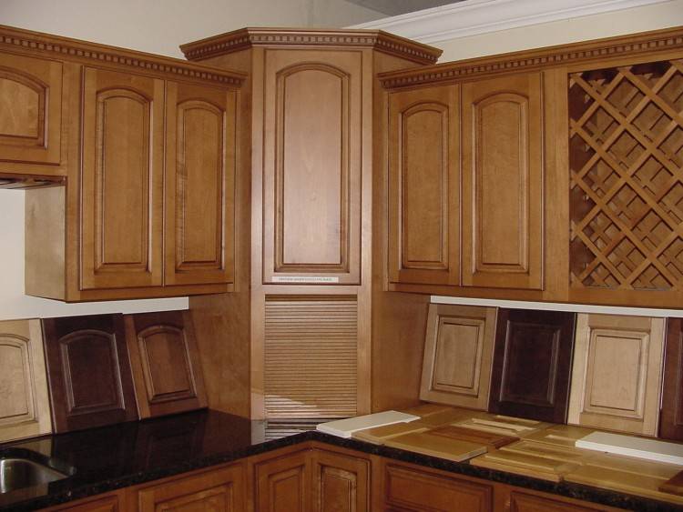 kitchen cabinets glass doors top
